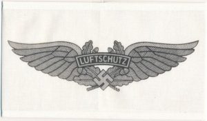 German – aged WWII armband Murphs Hilfspolizei Militaria